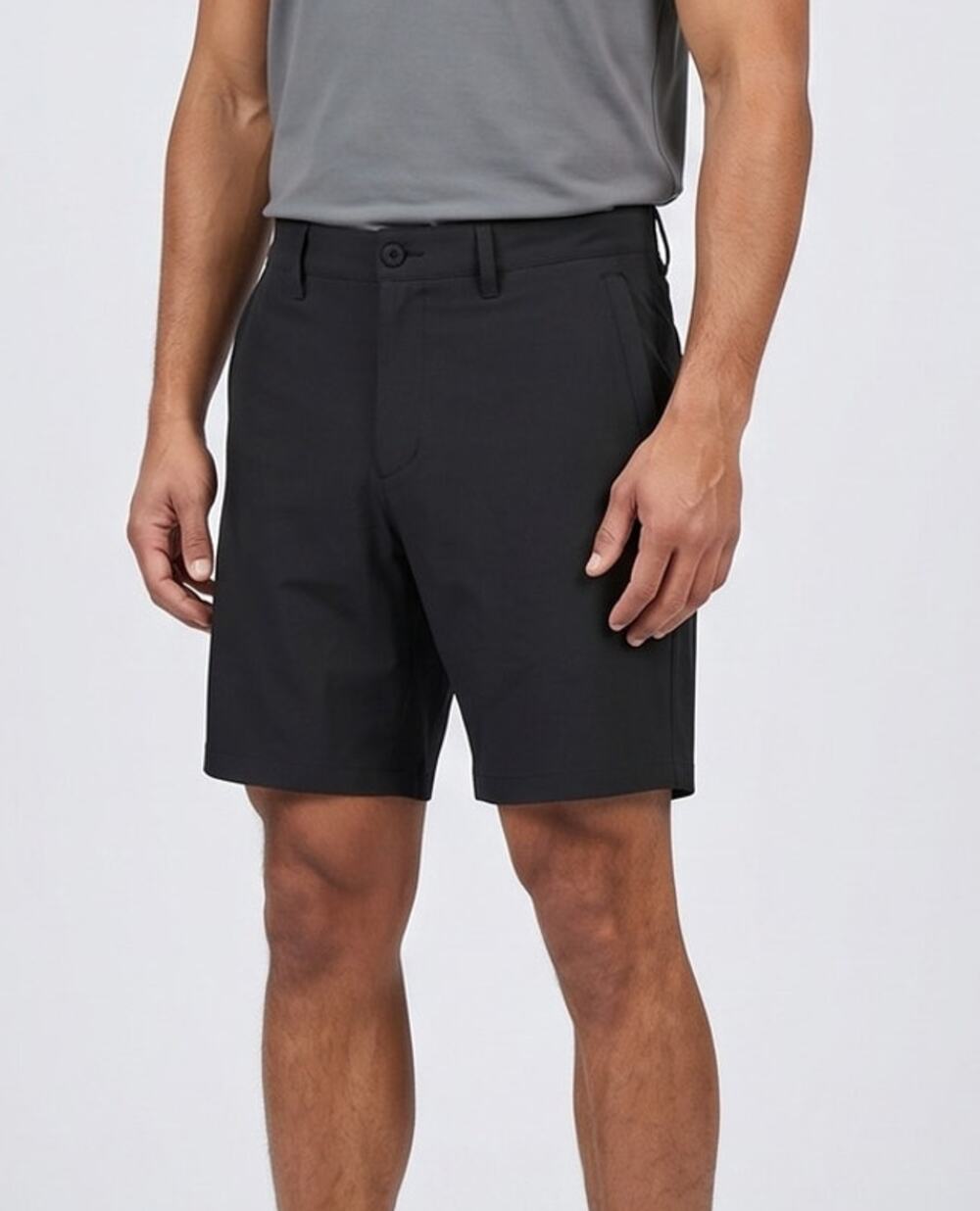 Old Navy Active StretchTech Go Dry Cool Size 30 Black Shorts Polyester Spandex
